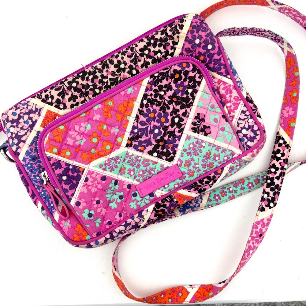 Vera Bradley Modern Medley Quilted Crossbody Bag RFID